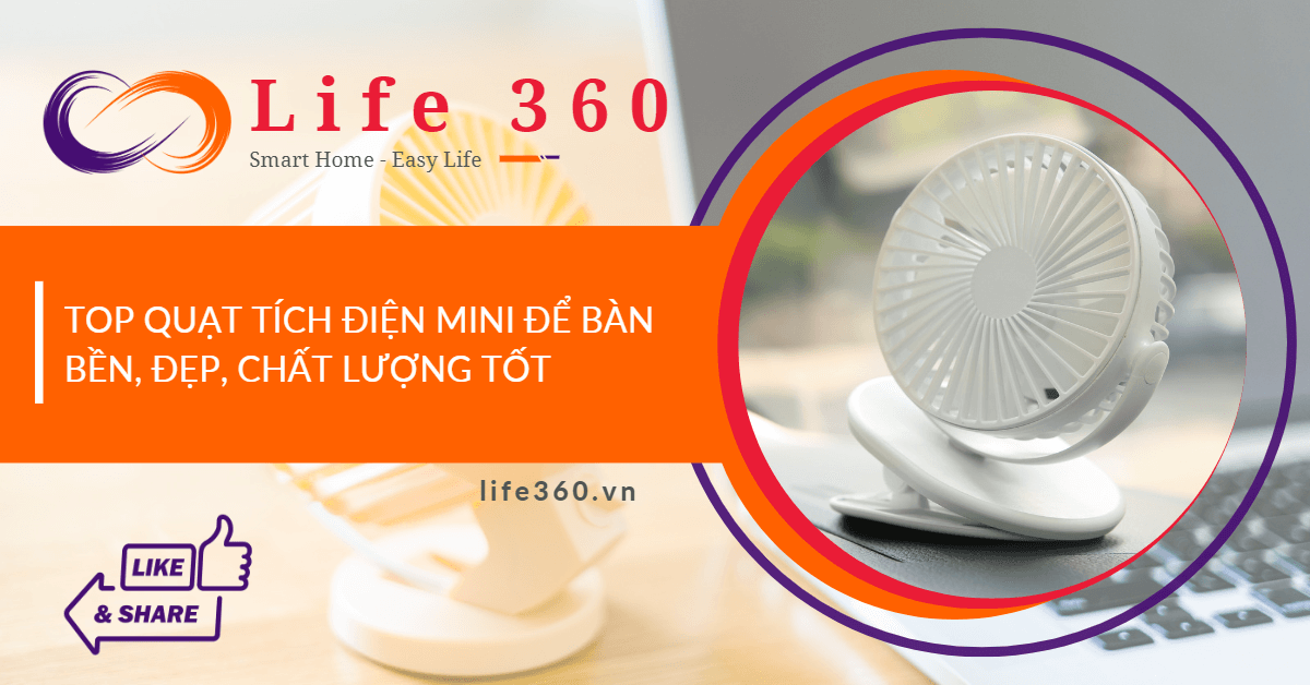 Top quạt sạc mini để bàn bền, đẹp, chất lượng tốt 22 top quat tich dien mini de ban ben dep chat luong tot