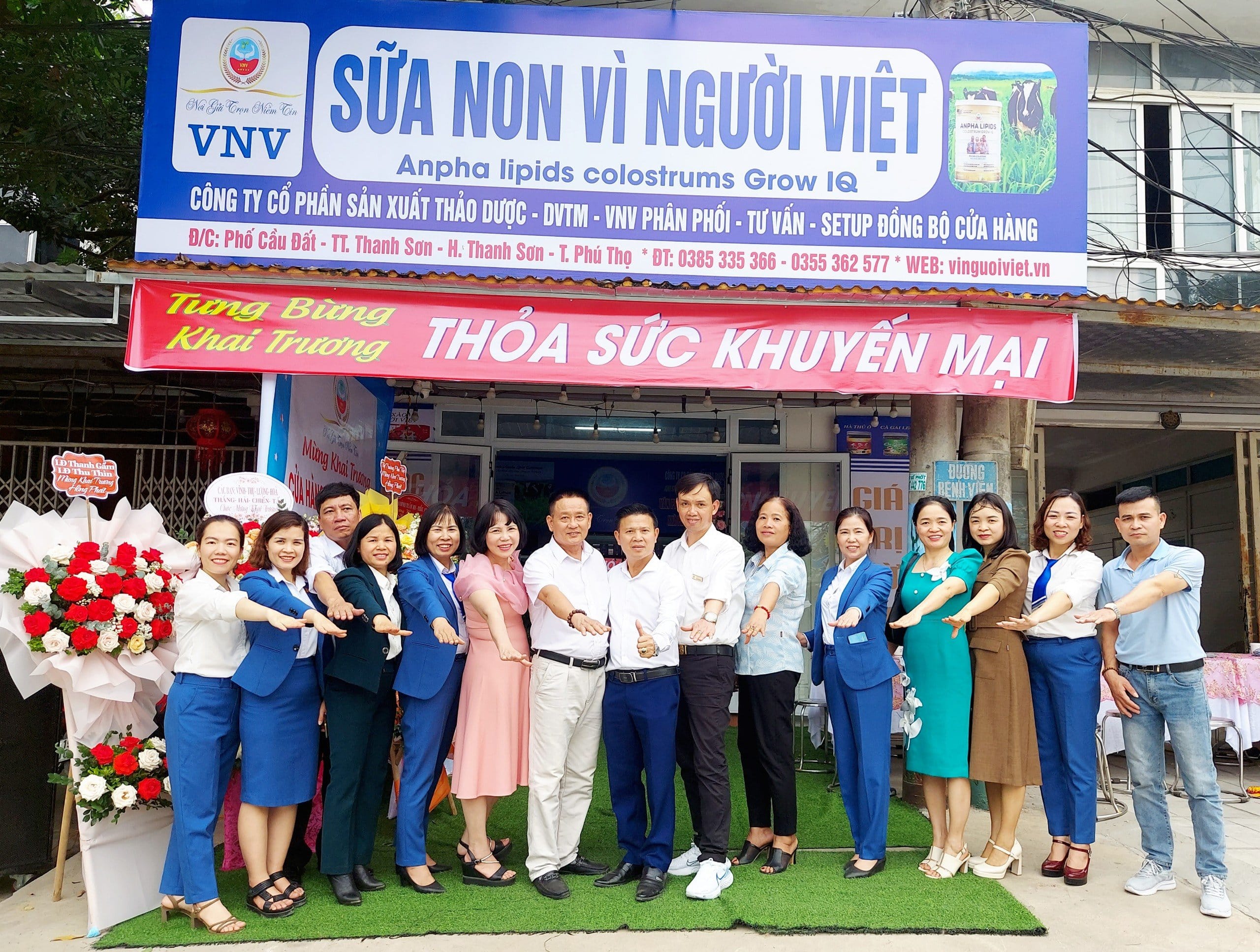 Khai trương cửa hàng thương hiệu VNV ĐỨC ÁNH- tỉnh Phúc Thọ 12 z5279783868077 3815fad91f9a87258898ed946c6574fd